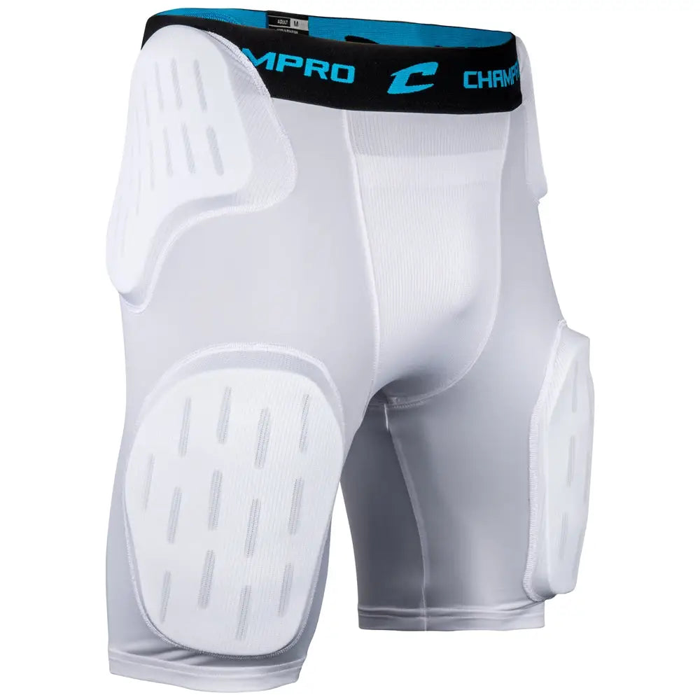 Champro Fpgu45 Formation 5-pad Girdle - White / Youth Xs