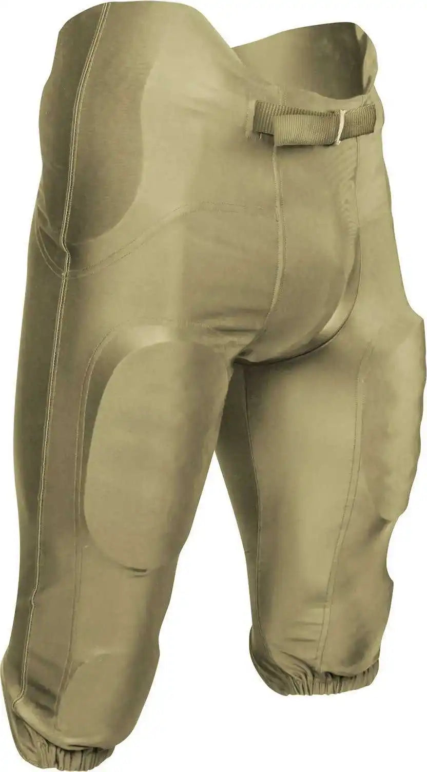 Champro Fpu19 Terminator 2 Integrated Football Pant with Built-in Pads - Vegas Gold