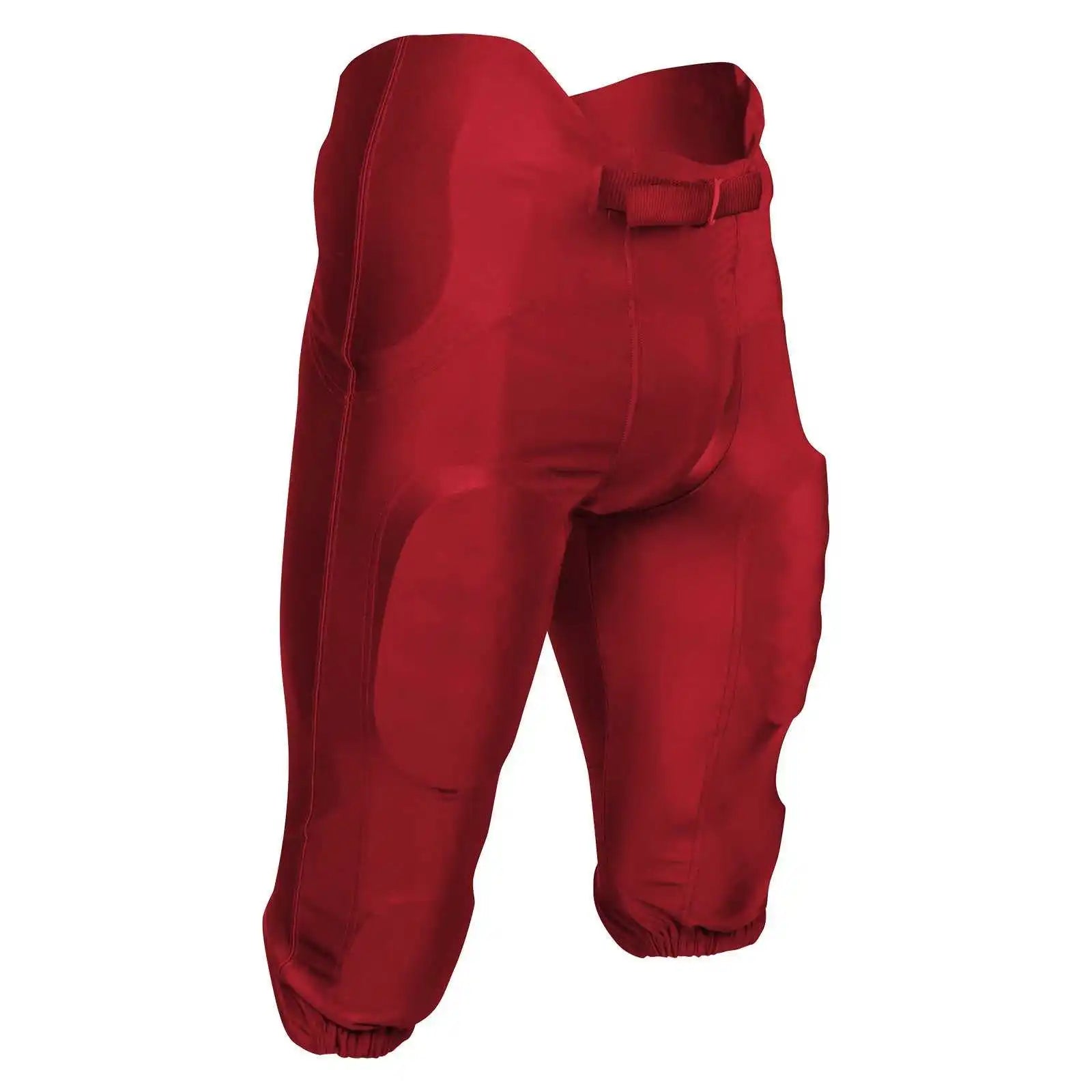 Champro Fpu19 Terminator 2 Integrated Football Pant with Built-in Pads - Scarlet