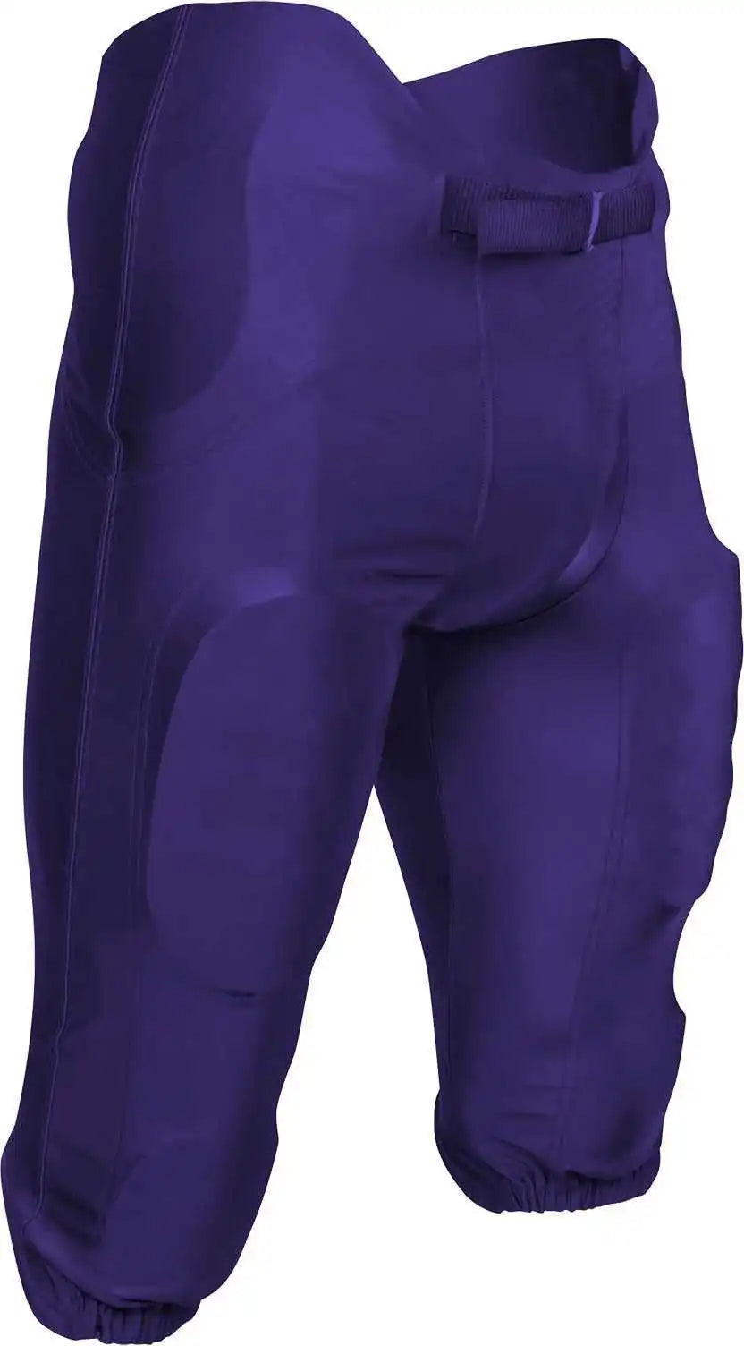 Champro Fpu19 Terminator 2 Integrated Football Pant with Built-in Pads - Purple