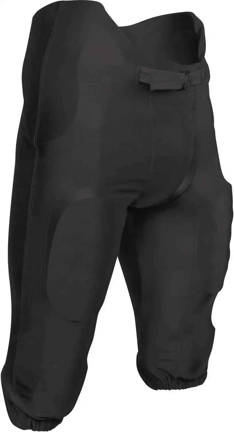 Champro Fpu21 Bootleg 2 Integrated Football Pant with Built-in Pads - Black