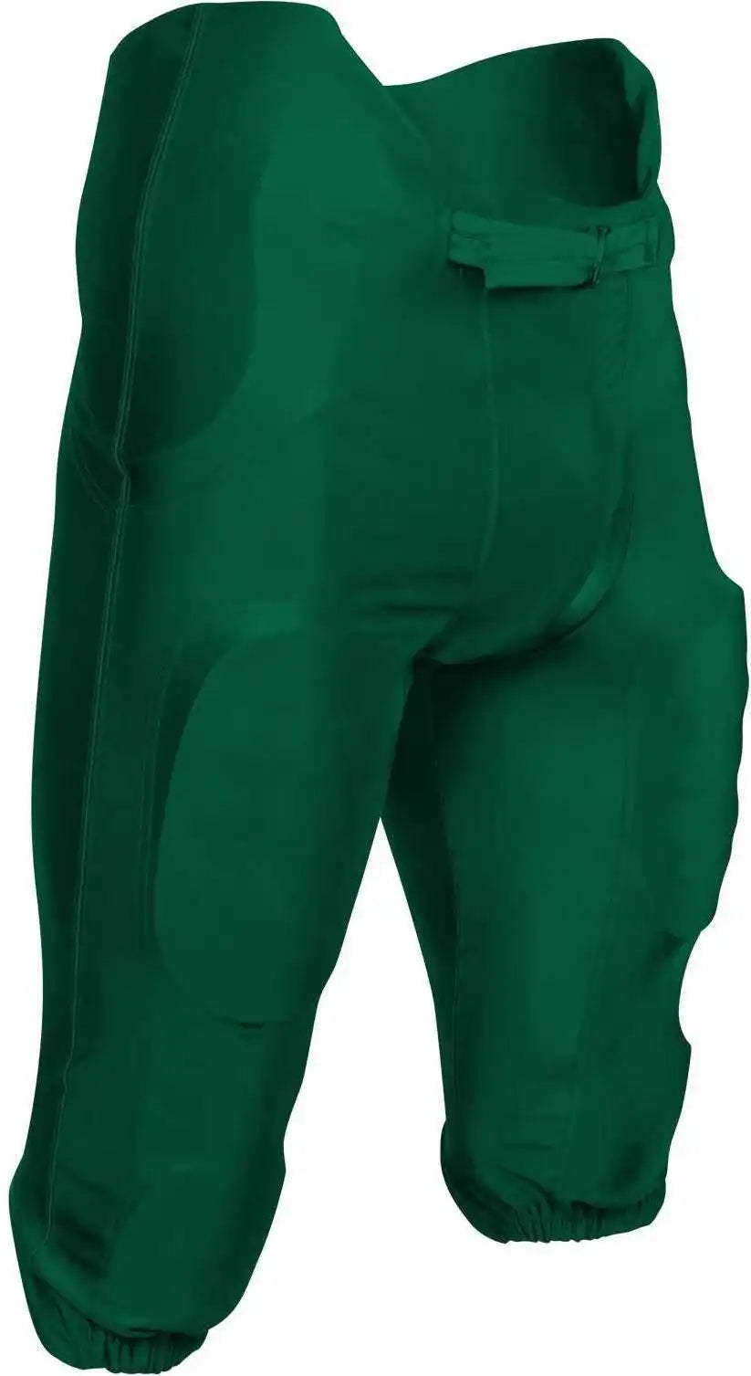 Champro Fpu21 Bootleg 2 Integrated Football Pant with Built-in Pads - Forest