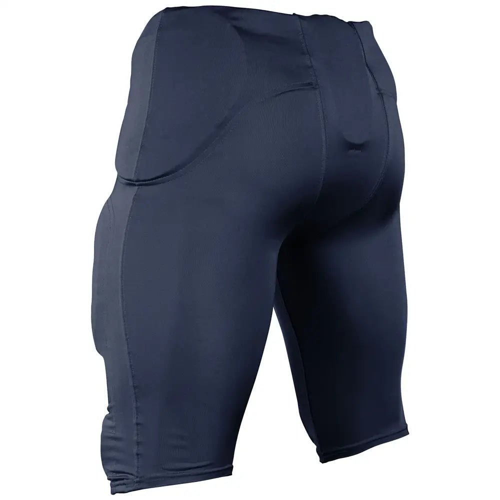 Champro Fpu29 Terminator 3 Integrated Football Pant W/built-in Pads - Navy - Youth 2xs