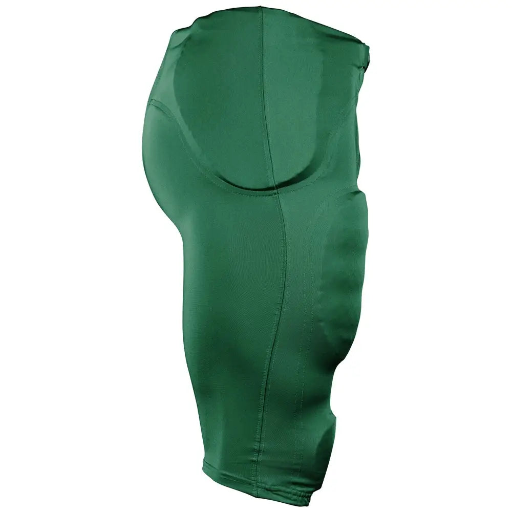 Champro Fpu29 Terminator 3 Integrated Football Pant W/built-in Pads - Forest Green