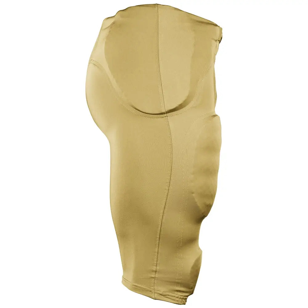 Champro Fpu29 Terminator 3 Integrated Football Pant W/built-in Pads - Vegas Gold