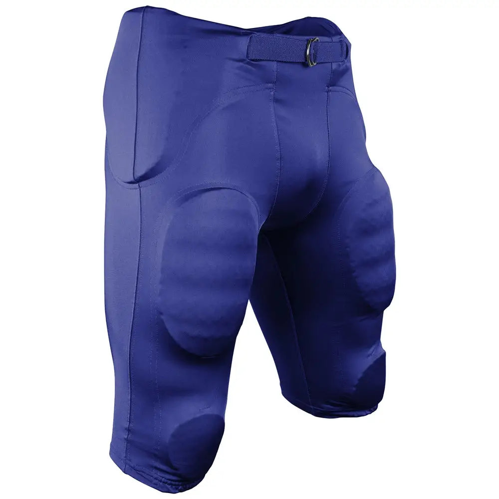 Champro Fpu29 Terminator 3 Integrated Football Pant W/built-in Pads - Purple - Youth 2xs
