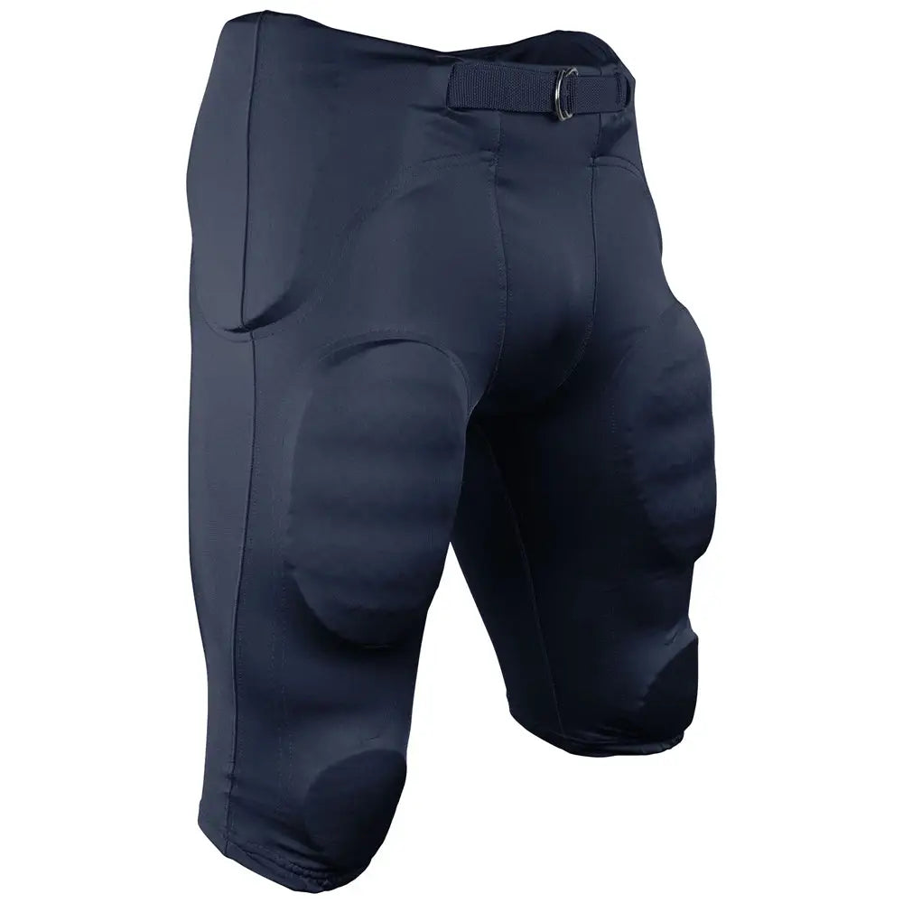 Champro Fpu29 Terminator 3 Integrated Football Pant W/built-in Pads - Navy - Youth 2xs
