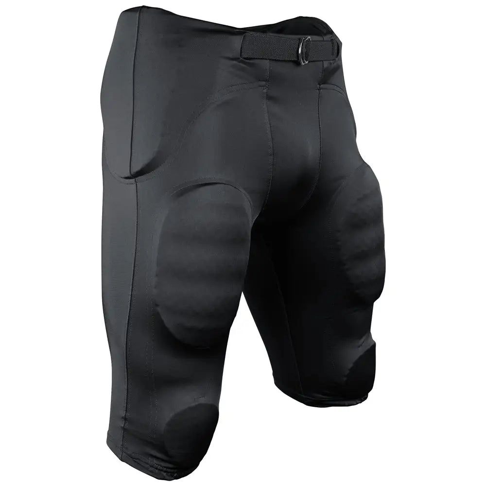 Champro Fpu29 Terminator 3 Integrated Football Pant W/built-in Pads - Black - Youth 2xs