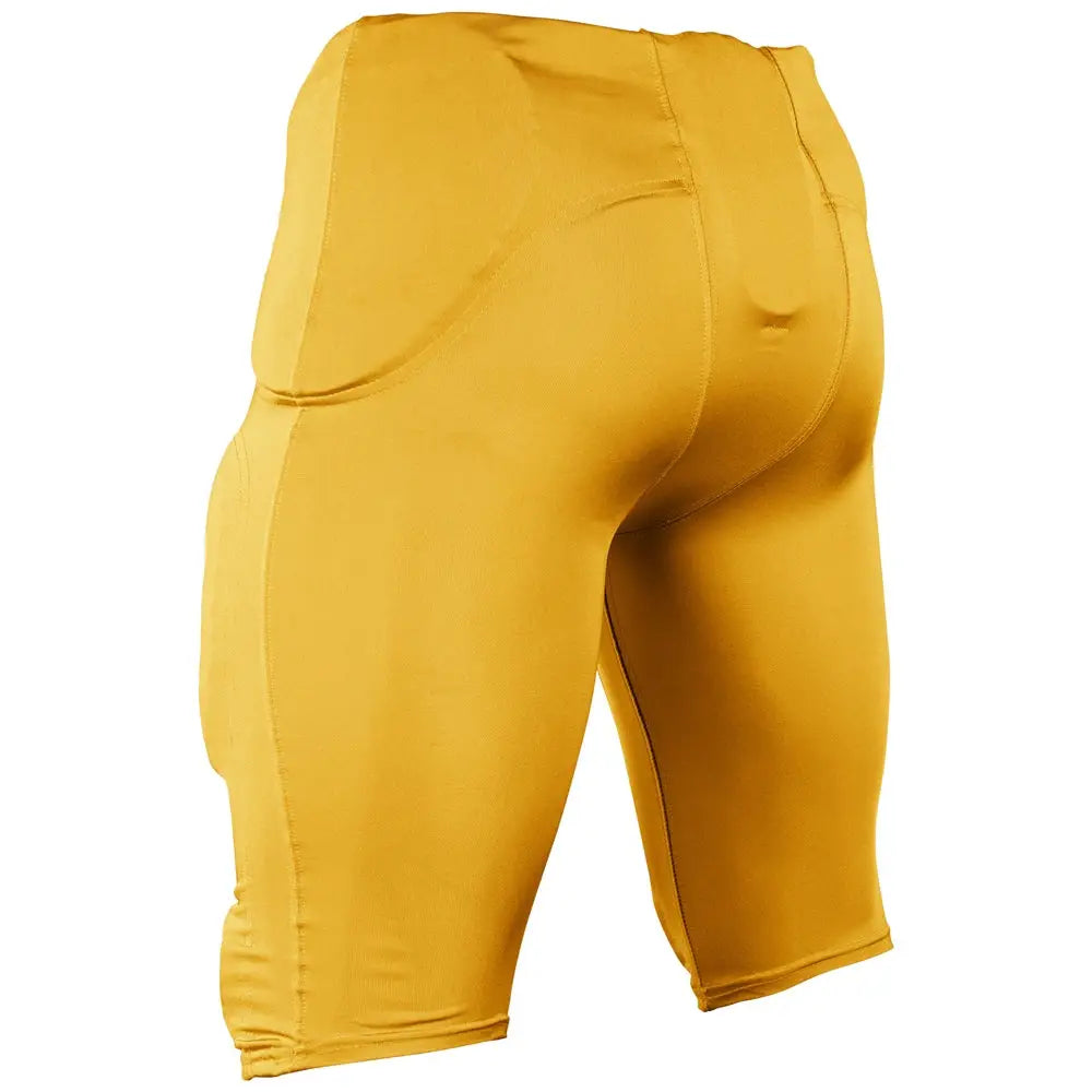 Champro Fpu29 Terminator 3 Integrated Football Pant W/built-in Pads - Gold