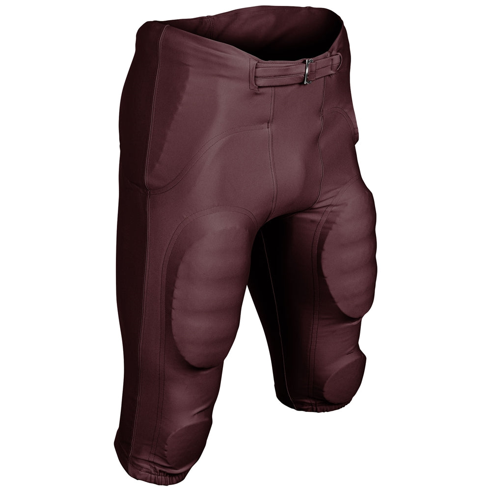 Champro Fpu31 Bootleg 3 Football Pants - Maroon
