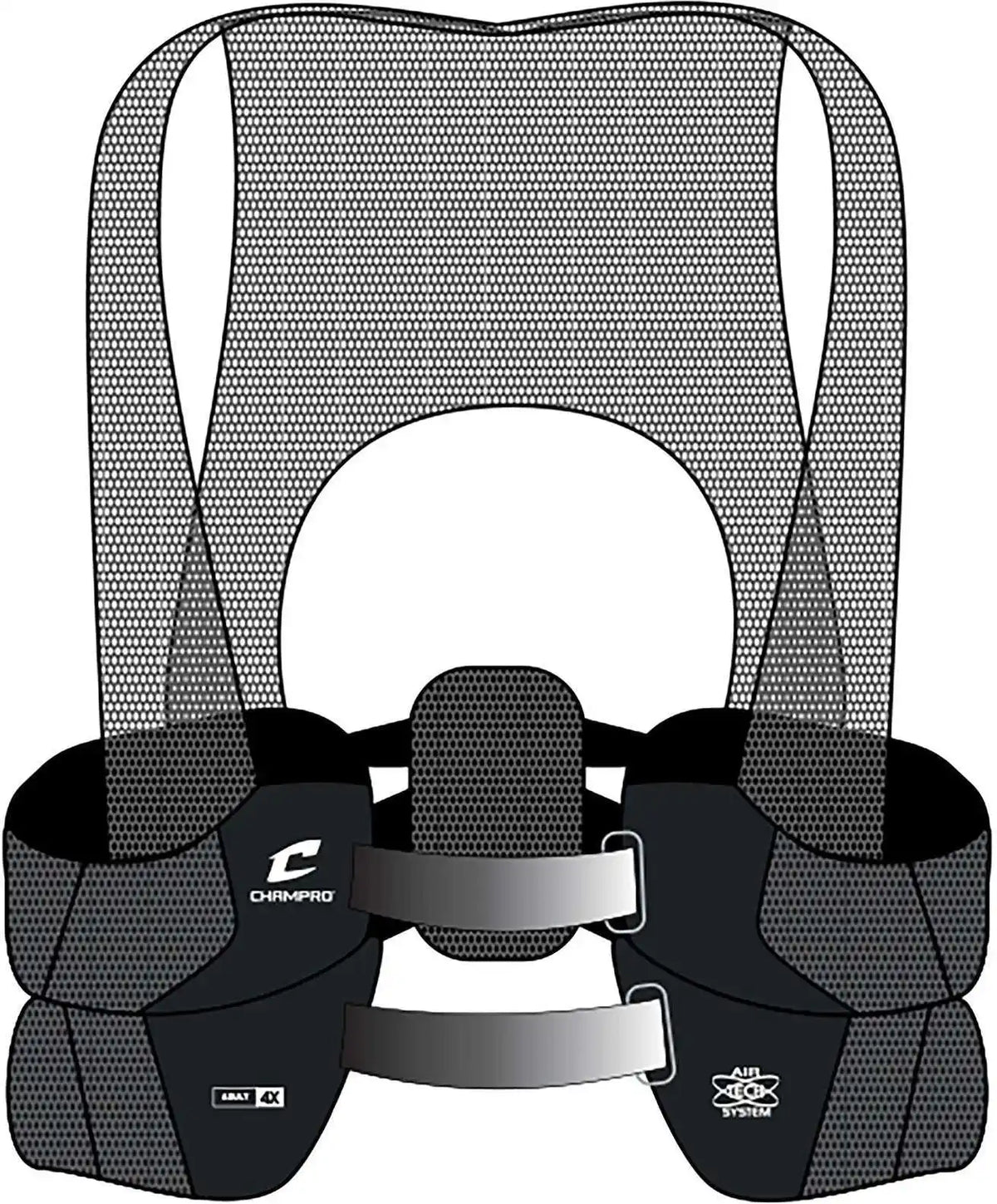 Champro Fr3v Air Tech Rib Vest - Black