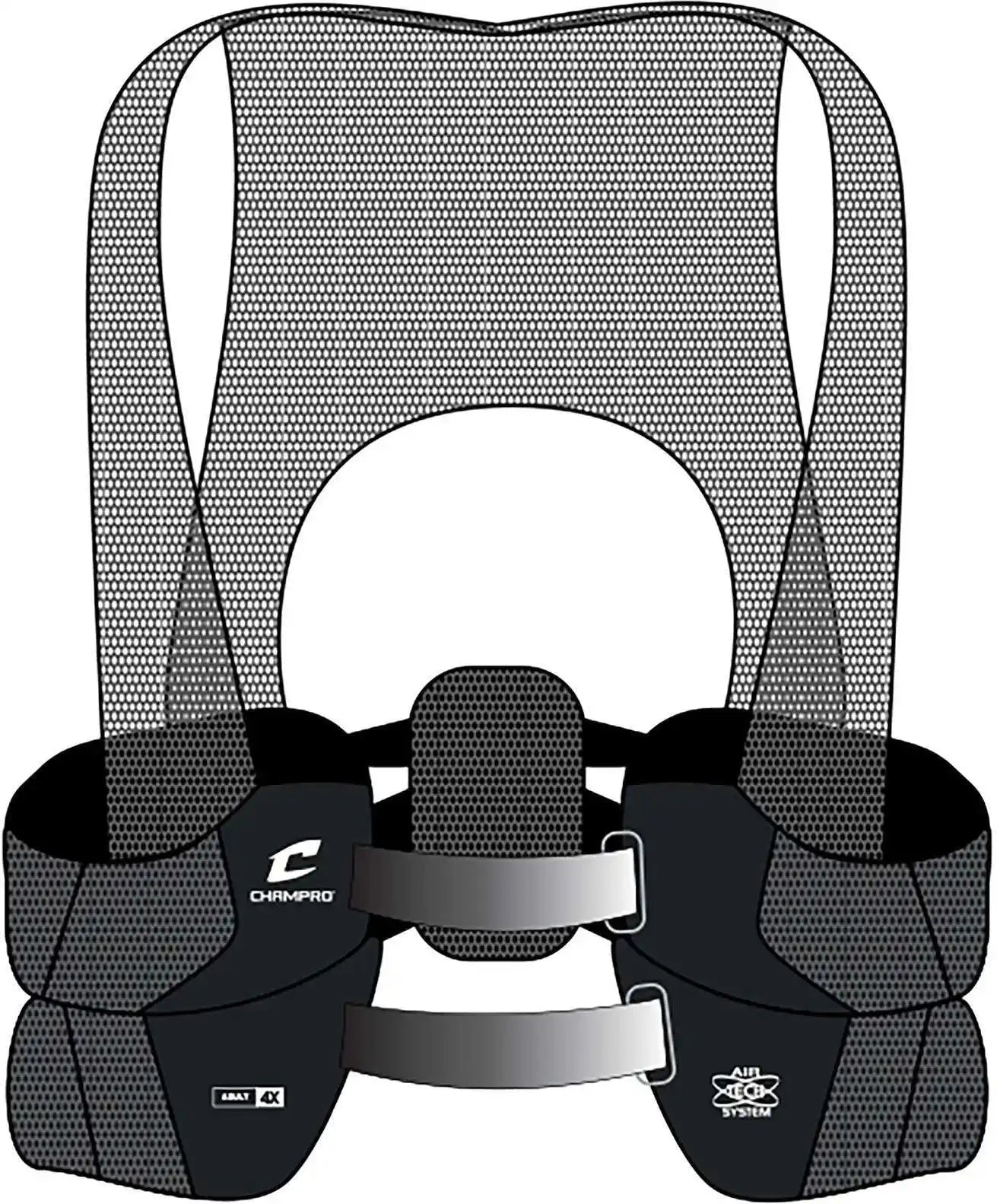 Champro Fr3v Air Tech Rib Vest - Black