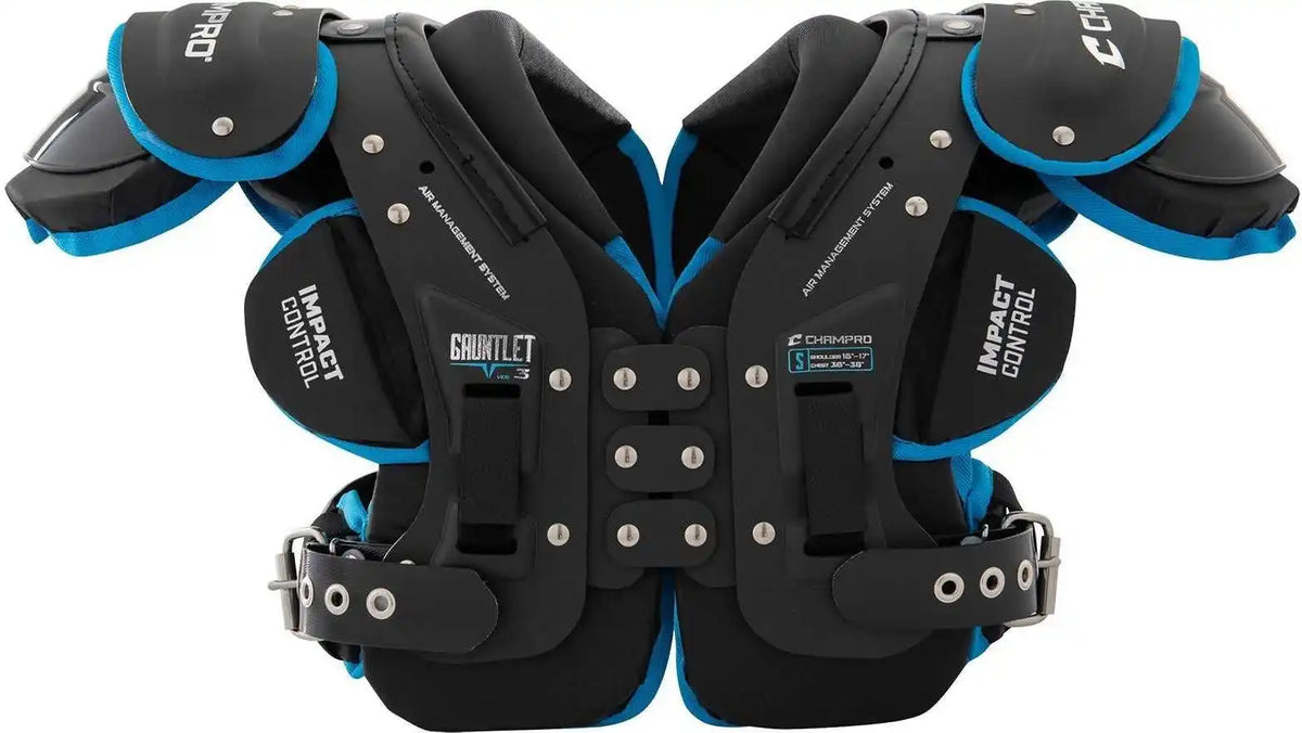 Champro Fspg3 Gauntlet3 Football Shoulder Pad - Graphite