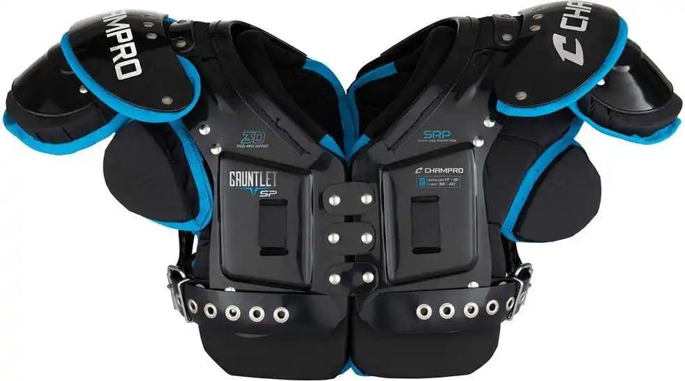 Champro Fspgsp Gauntlet Skill Football Shoulder Pad - Graphite