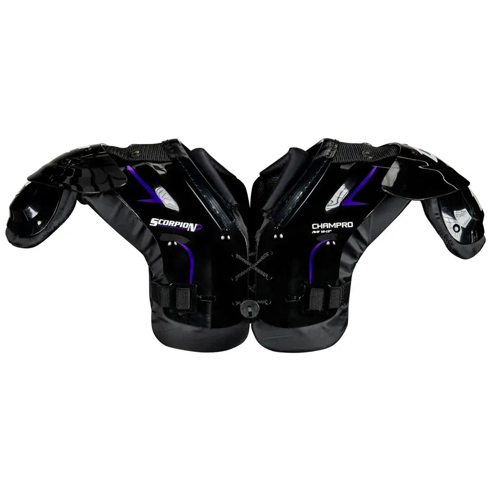 Champro Fspsc Scorpion Shoulder Pad - Black / 2xl