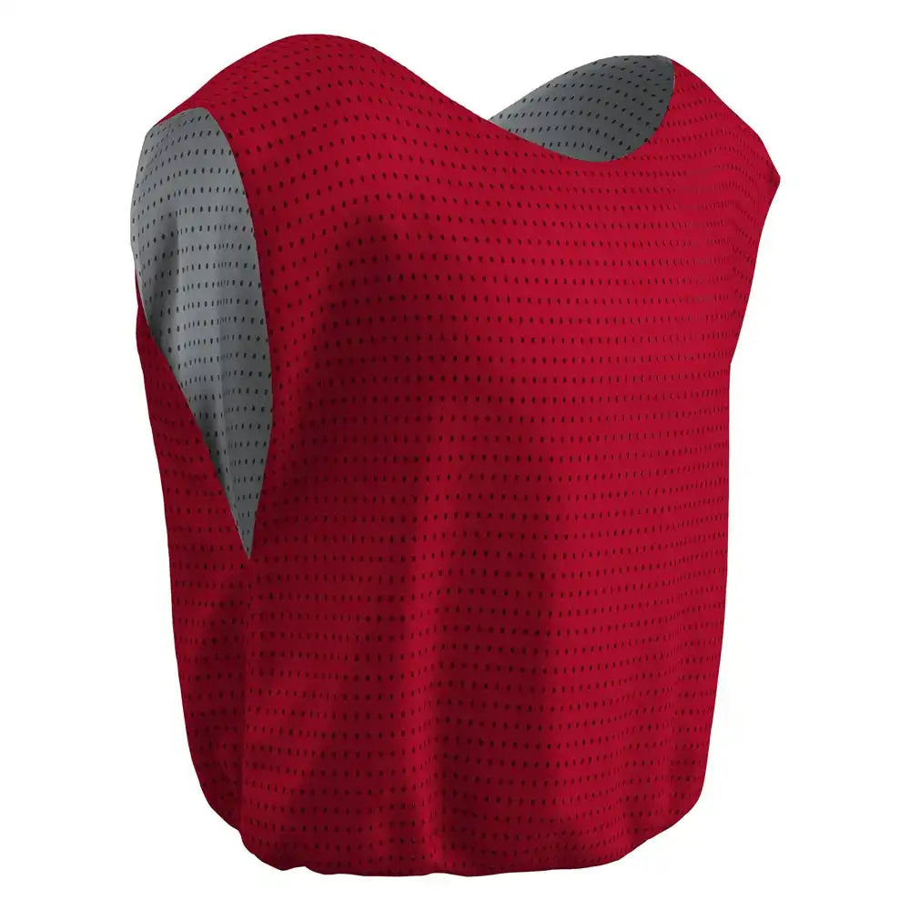 Champro Fv2 Reversible Scrimmage Vest Adult & Intermediate - Scarlet Silver