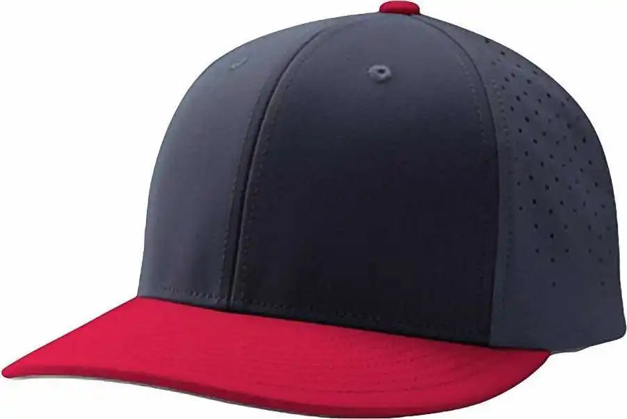 Champro Hc1 Ultima Cap - Graphite Scarlet - Dark Gray Red / 6 5/8’’ - 7’’