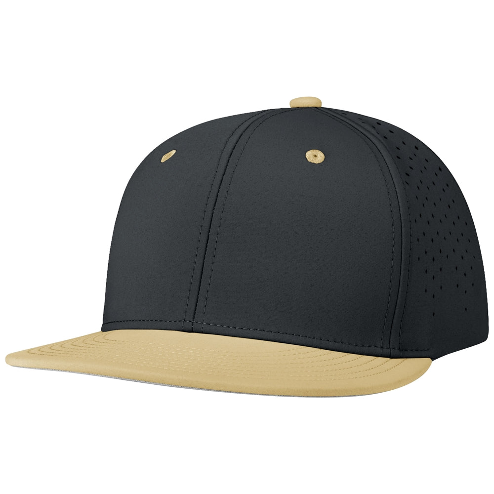 Champro Hc10 Ultima Snapback Cap - Black Vegas Gold