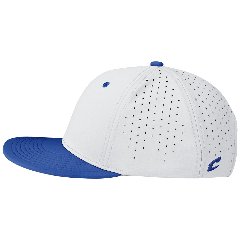 Champro Hc10 Ultima Snapback Cap - White Royal
