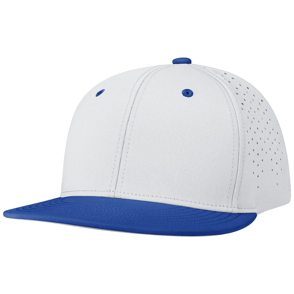 Champro Hc10 Ultima Snapback Cap - White Royal