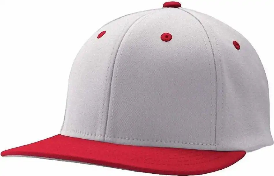 Champro Hc2 Mvp Cap - White Scarlet - Red / 6 5/8’’ - 7’’