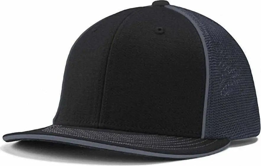 Champro Hc3 Varsity Trucker Cap - Black Graphite