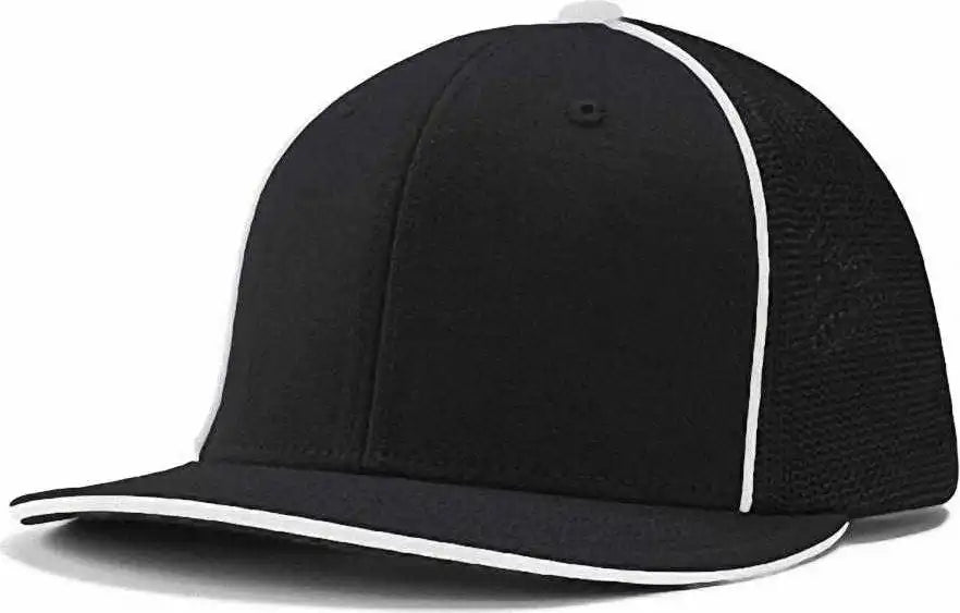 Champro Hc3 Varsity Trucker Cap - Black White - 6 5/8’’ - 7’’