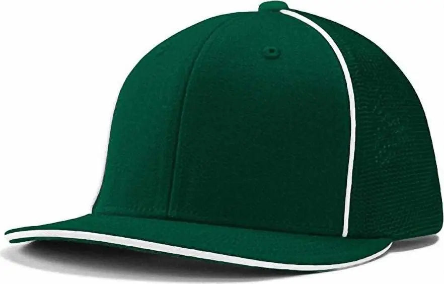 Champro Hc3 Varsity Trucker Cap - Forest Green White