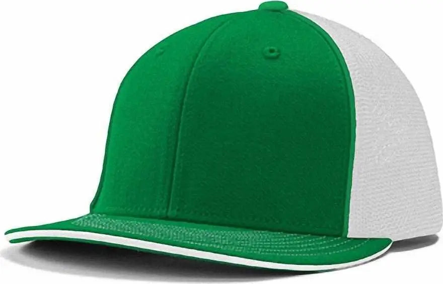 Champro Hc3 Varsity Trucker Cap - Kelly White