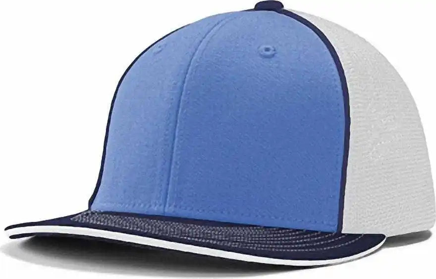 Champro Hc3 Varsity Trucker Cap - Light Blue White Navy Sandwich - 6 5/8’’ - 7’’