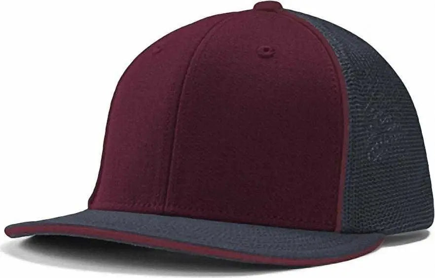 Champro Hc3 Varsity Trucker Cap - Maroon Graphite