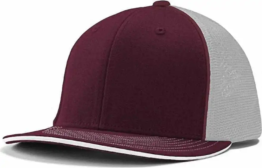 Champro Hc3 Varsity Trucker Cap - Maroon White - 6 5/8’’ - 7’’
