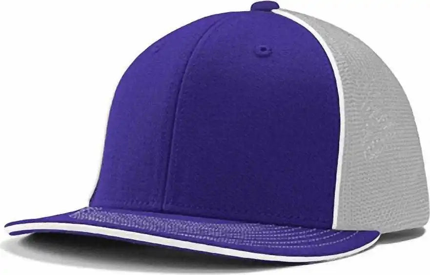 Champro Hc3 Varsity Trucker Cap - Purple White - 6 5/8’’ - 7’’