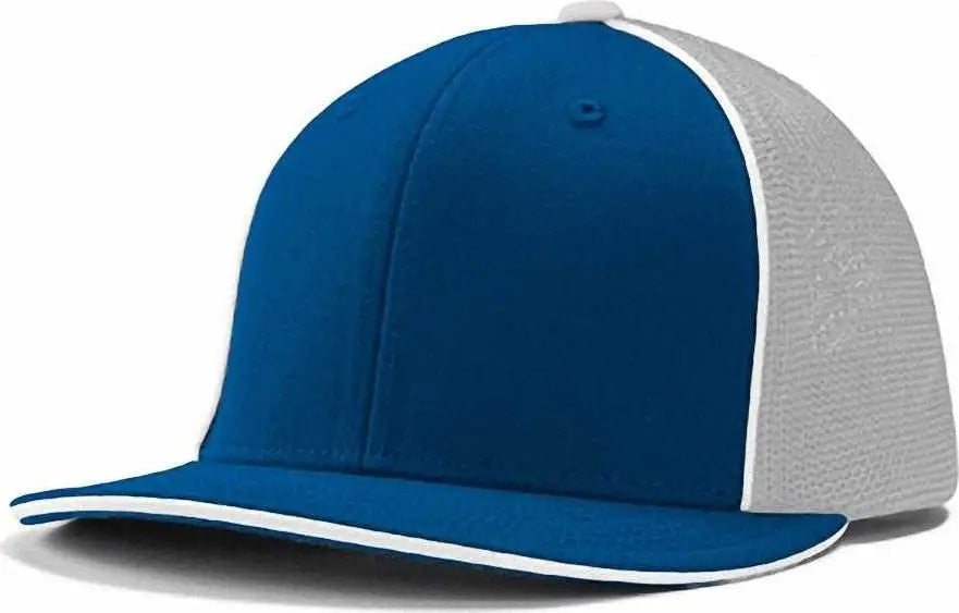 Champro Hc3 Varsity Trucker Cap - Royal White
