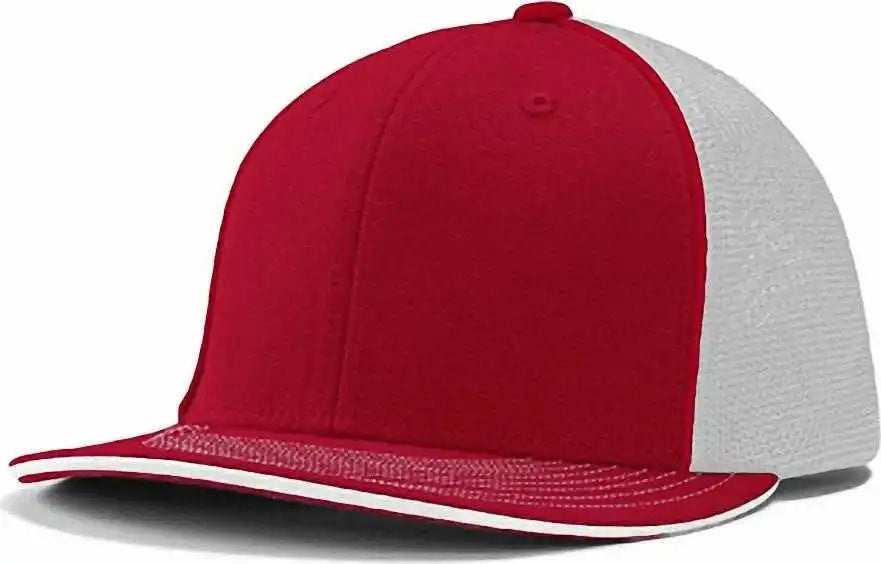 Champro Hc3 Varsity Trucker Cap - Scarlet White - Red / 6 5/8’’ - 7’’