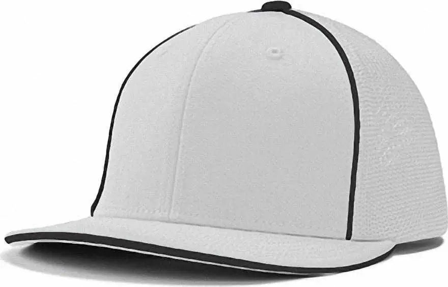 Champro Hc3 Varsity Trucker Cap - White Black - 6 5/8’’ - 7’’