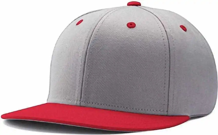 Champro Hc4 Pennant Snapback - Grey Scarlet - Gray Red / 6 1/4’’ - 7’’