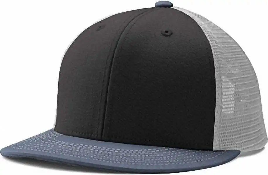 Champro Hc5 Performance Trucker Snapback - Black White Graphite - Dark Gray / 7’’ - 7 7/8’’