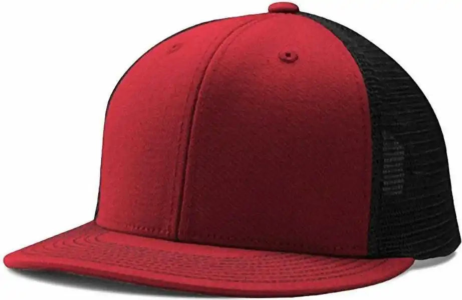 Champro Hc5 Performance Trucker Snapback - Cardinal Black