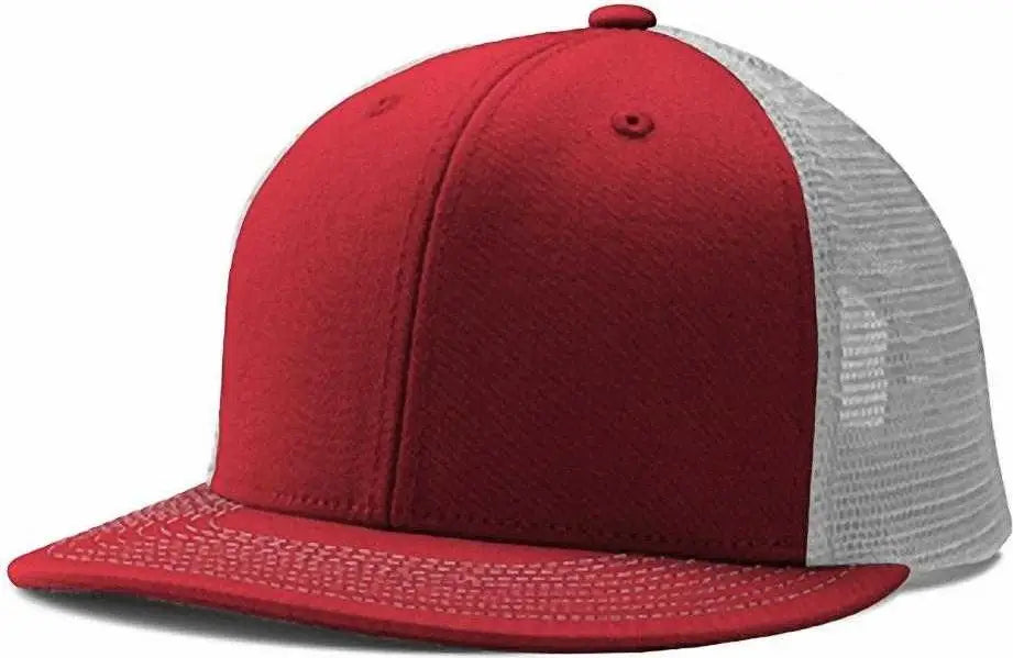 Champro Hc5 Performance Trucker Snapback - Cardinal White - 7’’ - 7 7/8’’