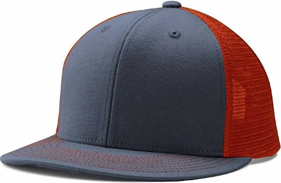 Champro Hc5 Performance Trucker Snapback - Graphite Orange