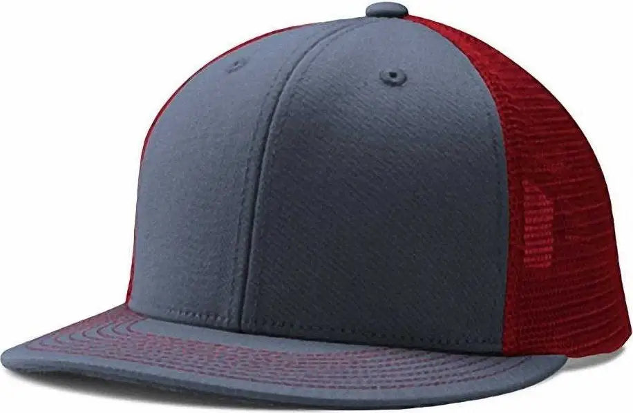 Champro Hc5 Performance Trucker Snapback - Graphite Scarlet