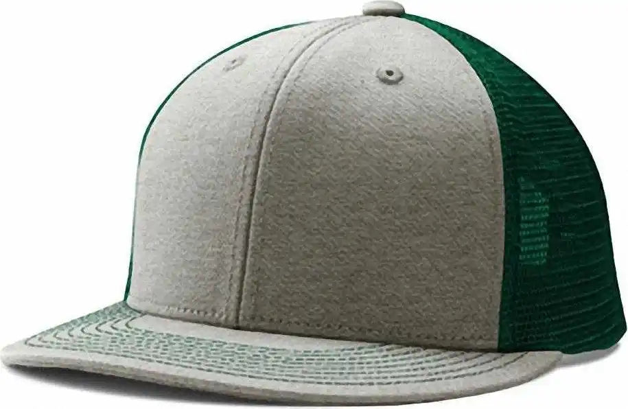 Champro Hc5 Performance Trucker Snapback - Heather Forest Green - Gray / 7’’ - 7 7/8’’