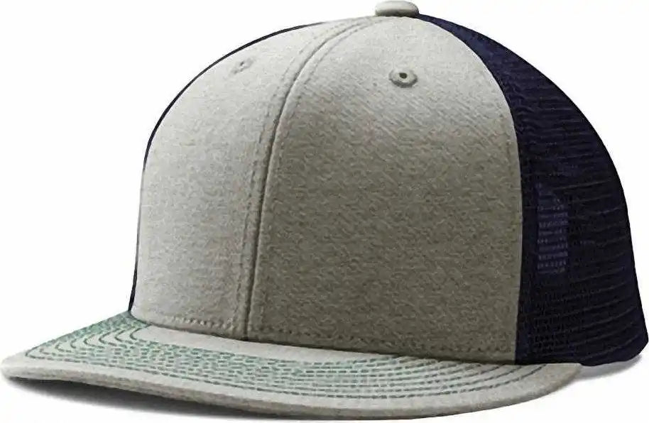 Champro Hc5 Performance Trucker Snapback Heather Navy Gray / 7’’ 7 7/8’’