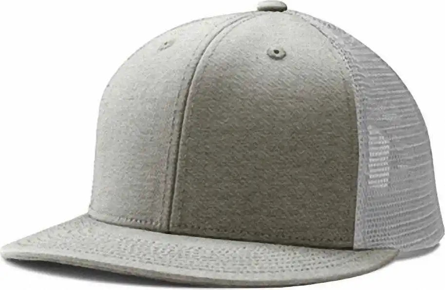 Champro Hc5 Performance Trucker Snapback Heather White Gray / 7’’ 7 7/8’’