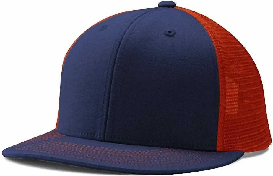 Champro Hc5 Performance Trucker Snapback - Navy Orange
