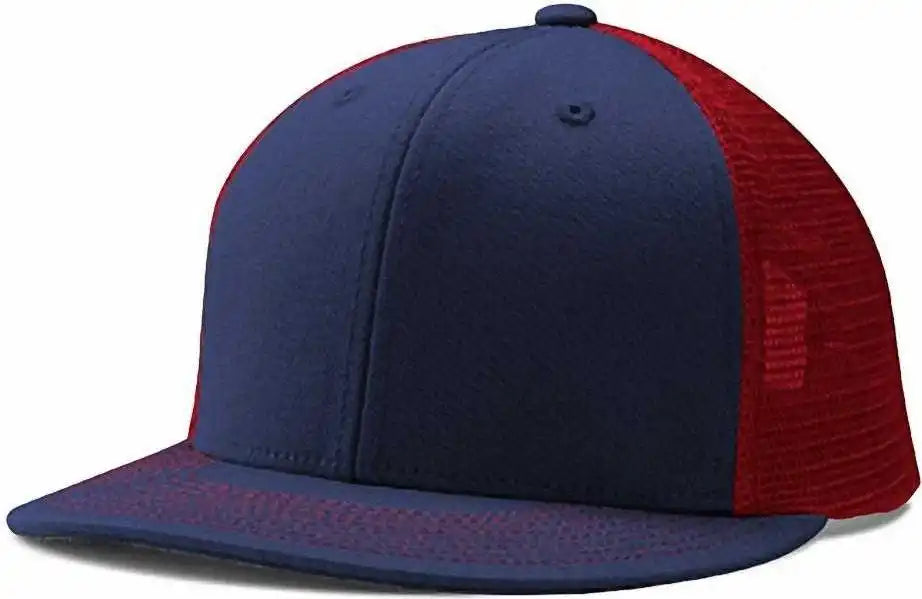 Champro Hc5 Performance Trucker Snapback - Navy Scarlet - Red / 7’’ - 7 7/8’’