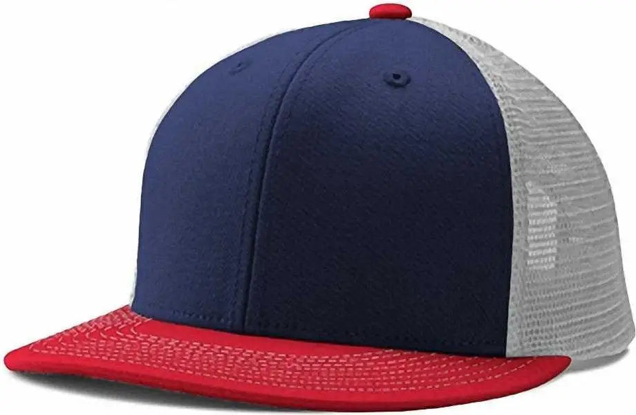 Champro Hc5 Performance Trucker Snapback - Navy White Scarlet - Red / 7’’ - 7 7/8’’