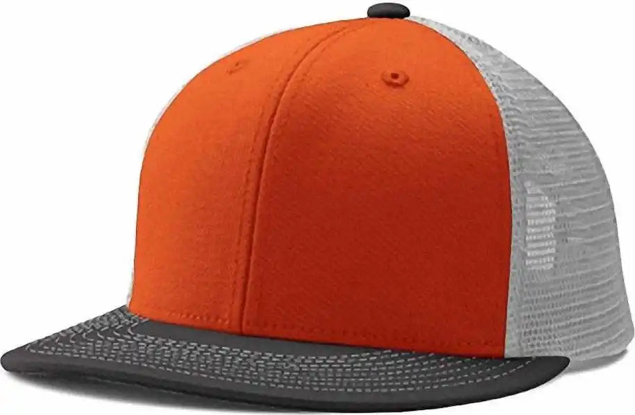 Champro Hc5 Performance Trucker Snapback - Orange White Black - 7’’ - 7 7/8’’