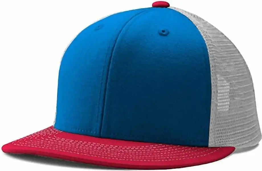 Champro Hc5 Performance Trucker Snapback - Royal White Scarlet - Red / 7’’ - 7 7/8’’